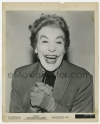 8g126 BATMAN 8.25x10.25 still 1966 best portrait of Cesar Romero in costume as The Joker!
