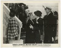 8g167 BROTHER ORCHID 8x10.25 still 1940 Edward G. Robinson hugging Ann Sothern before cruise!