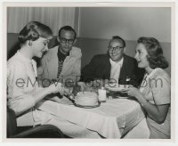 8g175 CALLAWAY WENT THATAWAY candid deluxe 8x10 still 1951 Dorothy McGuire, Janet Leigh & director!