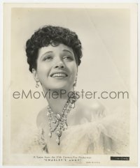8g193 CHARLEY'S AUNT 8.25x10 still 1941 head & shoulders portrait of Kay Francis w/pearl necklace!