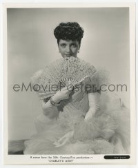 8g194 CHARLEY'S AUNT 8.25x10 still 1941 wonderful portrait of Kay Francis in elaborate dress & fan!