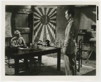 8g199 CHINA GIRL 8.25x10 still 1942 George Montgomery standing by Philip Ahn sitting at desk!