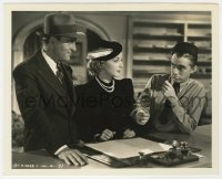 8g219 COUNTERFEIT LADY 8x10 key book still 1936 Joan Perry, Ralph Bellamy & Joe Twerp by Sigurdson!