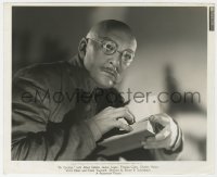 8g257 DOCTOR CYCLOPS 8.25x10 still 1940 best close up of mad scientist Albert Dekker with book!