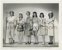 8g295 ELYSE KNOX/PEGGY RYAN/GRACE MCDONALD 8.25x10 still 1942 with Allbritton, Holt & Lord, WWII!