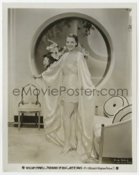8g307 FASHIONS OF 1934 8x10.25 still 1934 sexy showgirl Rita Hale smiling & wearing negligee!