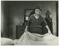 8g325 FORTUNE COOKIE candid 8x10.25 still 1966 director Billy Wilder fixing sheets on the bed!