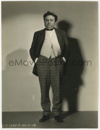 8g401 HERMAN BING 7.25x9.5 still 1930s full-length portrait with his hands in pockets by Schafer!