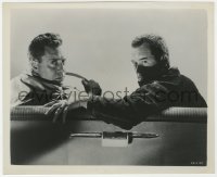 8g405 HITCH-HIKER 8.25x10 still 1953 best portrait of Edmond O'Brien & Frank Lovejoy in car!