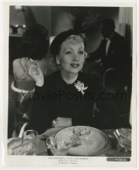 8g413 HOTEL FOR WOMEN 8.25x10 still 1939 close up of Ann Sothern smoking after eating a meal!