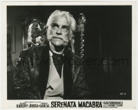 8g415 HOUSE OF EVIL Mexican 8x10 still 1968 best close up of Boris Karloff with cool mustache!