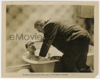 8g426 HUMAN MONSTER 8x10.25 still 1939 disfigured Wilfred Walker tries to drown man in bathtub!