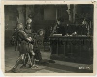 8g432 HUNCHBACK OF NOTRE DAME 8x10.25 still 1923 Lon Chaney Sr. as Quasimodo dragged away!