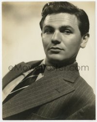 8g481 JOHN GARFIELD 7.5x9.5 still 1938 portrait in tie & jacket by Elmer Fryer, he was 25!