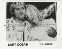 8g509 KURT COBAIN 8x10 still 2000s the Nirvana grunge star with Courtney Love & their child!