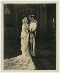 8g513 LADY IN ERMINE 8x10 still 1927 Corinne Griffith & Einar Hanson bid farewell after wedding!