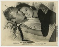 8g557 LOVE WITH THE PROPER STRANGER 8x10 still 1964 c/u of Steve McQueen & Natalie Wood in bed!