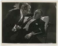 8g580 MAN WHO LIVED AGAIN 7.75x9.75 still 1936 Boris Karloff threatens Cellier strapped to chair!