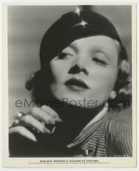 8g589 MARLENE DIETRICH 8x10 key book still 1934 head & shoulders Paramount studio portrait!