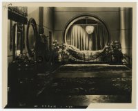 8g600 MASK OF FU MANCHU set reference 8x10.25 still 1932 wonderful deco bedroom with bed in circle!