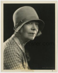 8g603 MAUDE FULTON deluxe 8x10 still 1920s head & shoulders portrait with hat by Max Mun Autrey!