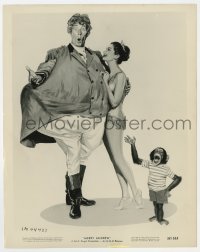 8g610 MERRY ANDREW 8x10.25 still 1958 Gale art of Danny Kaye, Pier Angeli & chimp used on posters!