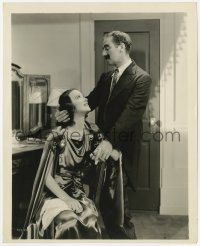 8g654 NIGHT AT THE OPERA 8x10 still 1935 great image of Groucho Marx romancing Kitty Carlisle!