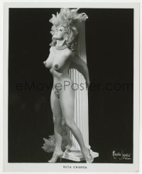8g659 NITA CHARDA 8x10 burlesque publicity still 1960s portrait of the sexy stripper by Seymour!