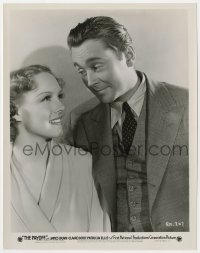 8g702 PAY-OFF 8x10.25 still 1935 romantic portrait of James Dunn with pretty Patricia Ellis!