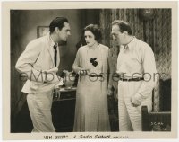 8g834 SIN SHIP 8x10 still 1931 Mary Astor between Louis Wolheim & Ian Keith glaring at each other!