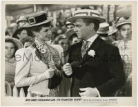 8g869 STRAWBERRY BLONDE 8x10.25 still R1940s c/u of beautiful Rita Hayworth smiling at James Cagney!