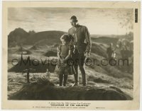 8g880 SUSANNAH OF THE MOUNTIES 8x10.25 still 1939 Shirley Temple & Randolph Scott by grave!