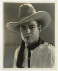 8g892 TED WELLS deluxe 8x10 still 1930s head & shoulders portrait of the Universal cowboy star!