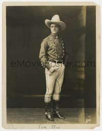 8g915 TOM MIX 8x10.25 still 1920s full-length portrait of the cowboy legend by Autrey!