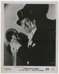 8g728 RAFFLES English 8x10.25 still 1940 best portrait of David Niven as the master jewel thief!