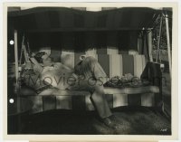 8g953 WARNER BAXTER deluxe 8x10.25 still 1931 relaxing at home with the script for his new movie!