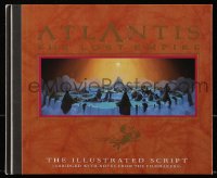8h140 ATLANTIS THE LOST EMPIRE hardcover book 2001 The Illustrated Script, Disney cartoon!