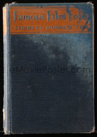 8h167 FAMOUS FILM FOLK hardcover book 1925 images & information on movie stars of the silent era!