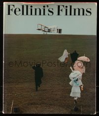 8h170 FELLINI'S FILMS hardcover book 1977 great images & information from his best movies!