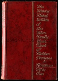 8h092 FILM DAILY YEARBOOK OF MOTION PICTURES hardcover book 1951 filled with movie information!