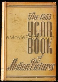 8h094 FILM DAILY YEARBOOK OF MOTION PICTURES hardcover book 1953 filled with movie information!