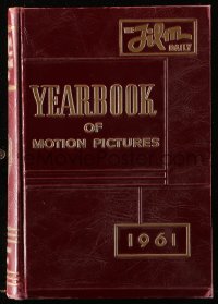 8h100 FILM DAILY YEARBOOK OF MOTION PICTURES hardcover book 1961 filled with movie information!