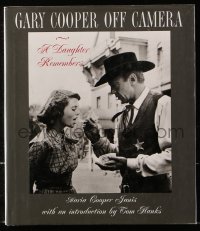 8h185 GARY COOPER OFF CAMERA hardcover book 1999 illustrated biography by his daughter Maria!