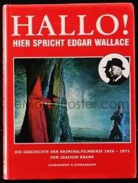 8h189 HALLO HIER SPRICHT EDGAR WALLACE German hardcover book 2000 full-page color poster images!