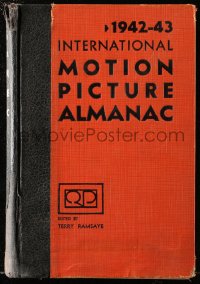 8h110 INTERNATIONAL MOTION PICTURE ALMANAC hardcover book 1942 filled with movie information!