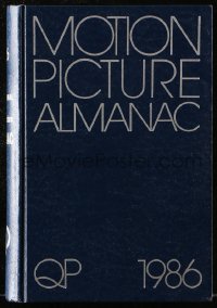 8h117 INTERNATIONAL MOTION PICTURE ALMANAC hardcover book 1986 filled with movie information!