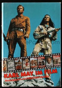 8h216 KARL MAY IM FILM German hardcover book 1991 Old Shatterhand, full-page color poster images!
