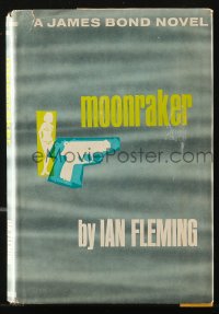 8h237 MOONRAKER Macmillan Book Club Edition hardcover book 1955 a James Bond novel by Ian Fleming!