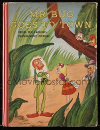 8h240 MR. BUG GOES TO TOWN hardcover book 1941 Dave Fleischer, from the famous Paramount Picture!