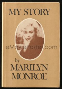 8h241 MY STORY hardcover book 1974 Marilyn Monroe's detailed autobiography from beginning to end!